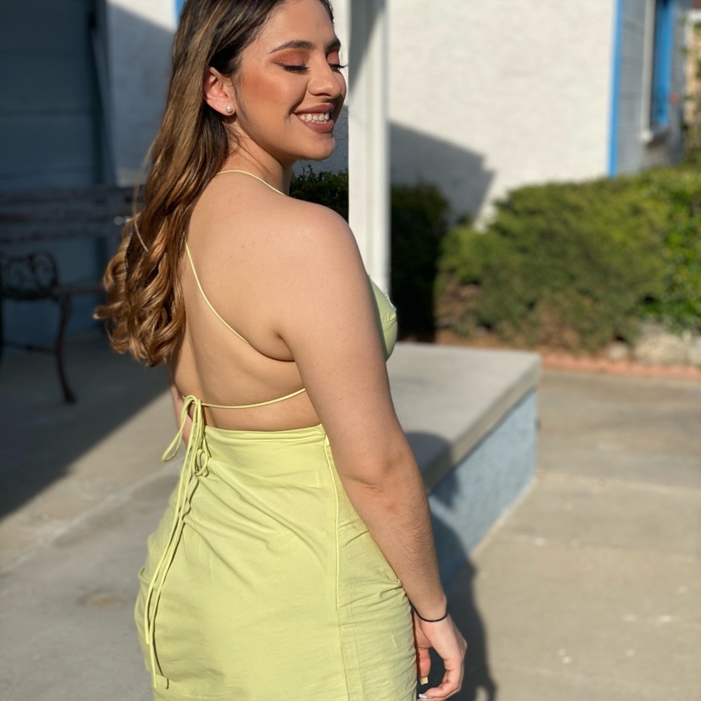 Key Lime Mini Dress - Picture 2 of 4